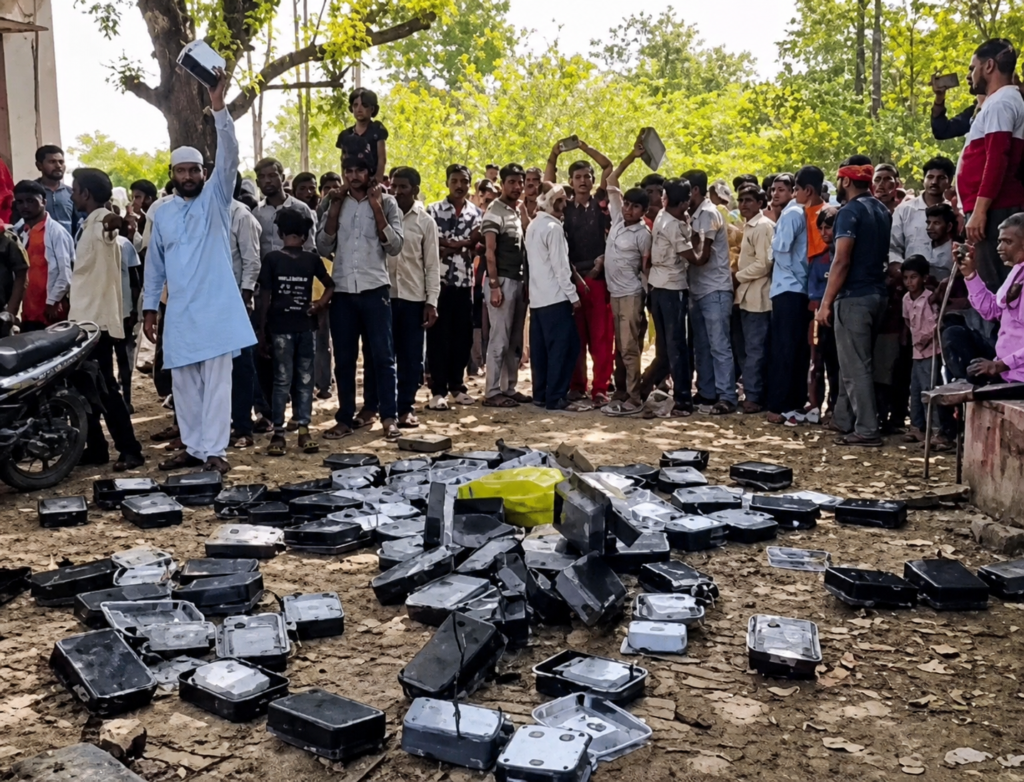 Agra Smart Meter Protest 