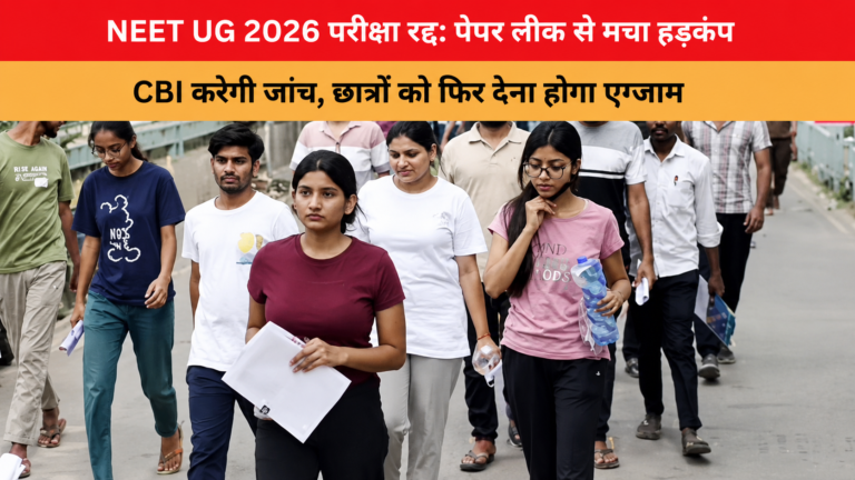 NEET UG 2026 exam cancelled