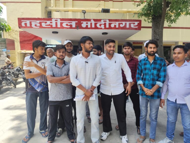 ABVP Modinagar Protest