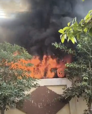 Fire Breaks Out at Loni Factory